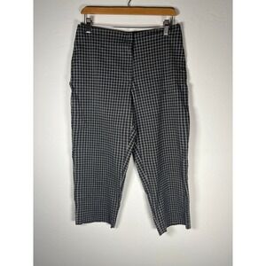 David Paul New York Plaid Pants Career‎ Casual Cropped Career Trousers